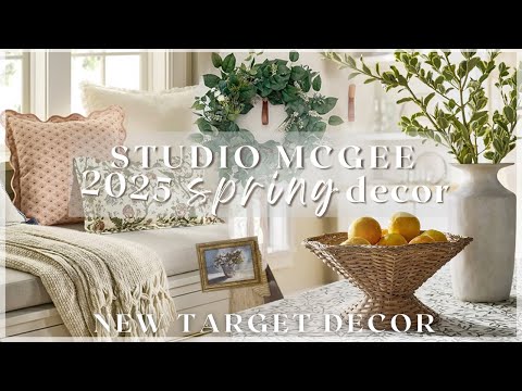 NEW 2025 DECOR AT TARGET! studio mcgee spring collection / shop with me