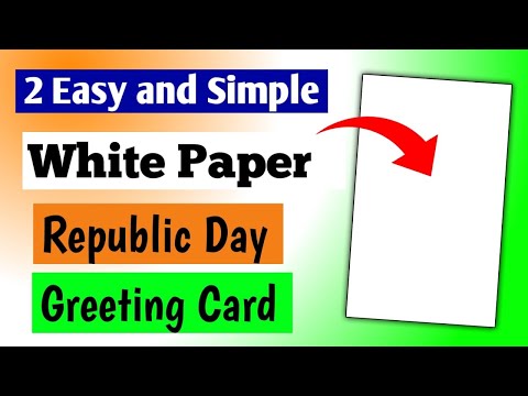 2 republic day greeting card / how to make greeting card for Republic Day / 26 january greeting card