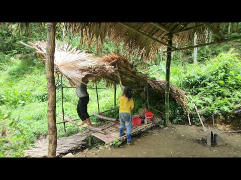 Poor girl, uncle Quoc gave her ducklings, she builts duck coops, caught fish and sold them