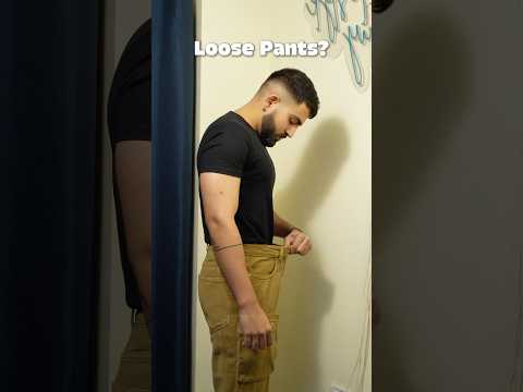 How To Fix Loose Pants In 2mins | Fashion Hack for Loose Pants | #fashion #hacks #style #mensfashion