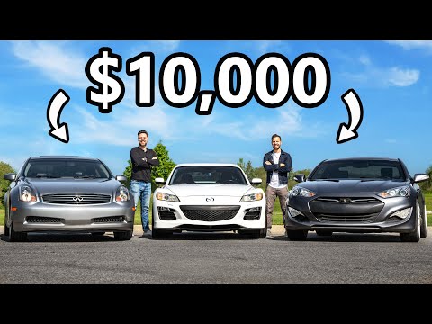 Infiniti G35 vs Mazda RX-8 vs Genesis Coupe // $10,000 Question