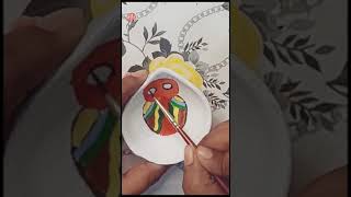 Painting On Diya : Tutorial / Art Idea You want to try it❓ #shorts  #diy