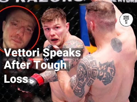 Marvin Vettori's Emotional Statement After Loss to Roman Dolidze