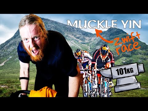 Zwift Racing up The Muckle Yin!