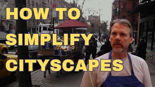 How To Simplify A Cityscape Painting