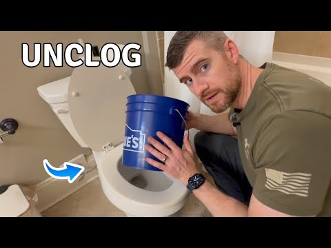 How to UNCLOG a Stubborn Clogged Toilet