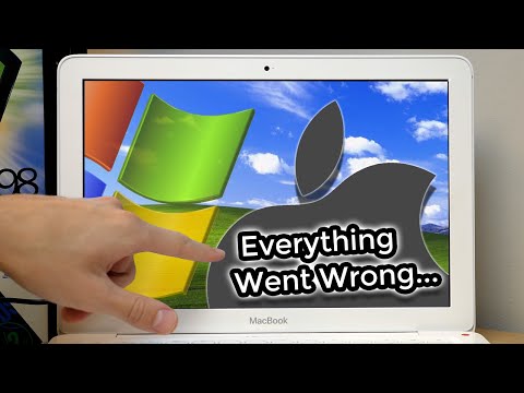 Installing Windows XP on the Touchscreen MacBook but Everything Goes Wrong...