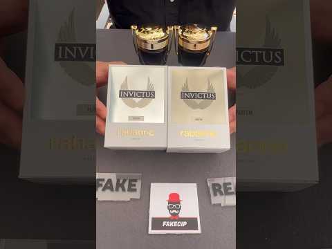 Fake vs Real Rabanne Invictus Parfum