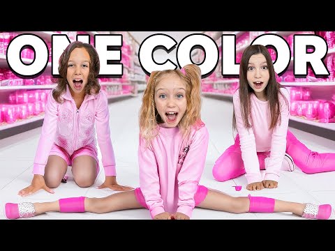 BUYING EVERYTHING IN ONE COLOR For My Daughter!