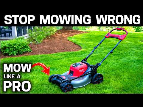 How to Mow a Lawn CORRECTLY