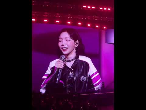 태연 콘서트 | 다음 곡 소개를 위한 빌드업이었나 ㅋㅋ | TAEYEON CONCERT The TENSE