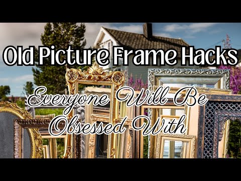 Grab Old Picture Frames ‼️To DIY Using Junk Laying Around Into Amazing Home Decor!