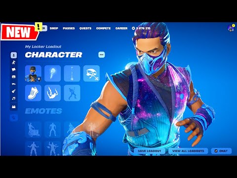 I added GALAXY Sub-Zero MK1 in Fortnite