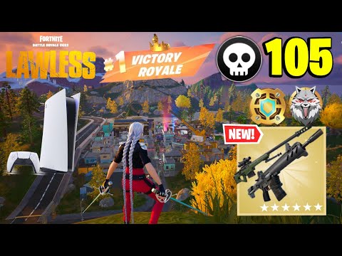 105 Elimination Solo vs Squads Wins Full PS5 Gameplay (Fortnite Chapter 6 Season 2)