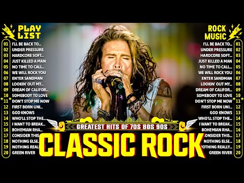 Classic Rock 70s 80s 90s Full Album🔥ACDC, Bon Jovi, Metallica, Guns N' Roses, U2, Queen, Aerosmith