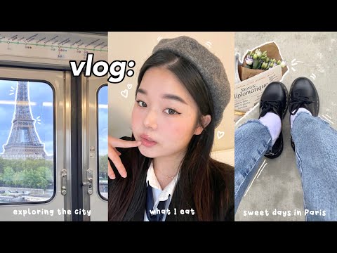 VLOG: What I eat in Paris, exploring the city, louvre museum, etc.