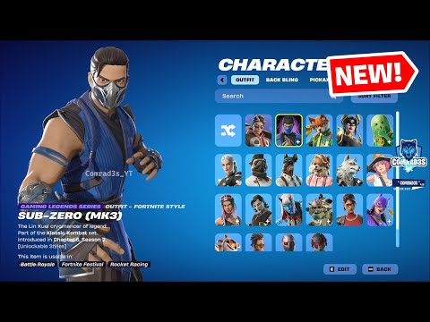 All Fortnite New Leaked Chapter 6 Season 2 Skins, Emotes, All Cosmetics Battle Pass Skins, Sub-Zero