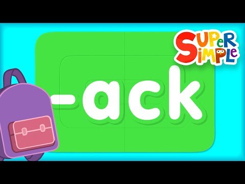 Word Family “ack” | Turn & Learn ABCs | Preschool Learning