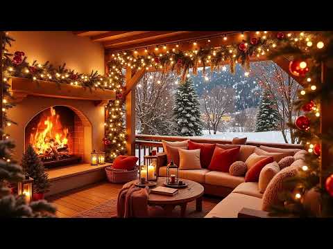 Winter Jazz Bliss: Cozy Fireplace & Relaxing Jazz Music ❄️🔥 Cozy Jazz House