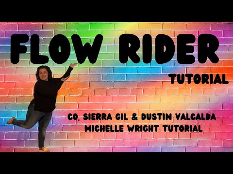 Flow Rider Line dance tutorial Absolute beginner choreography by Sierra Gil & Dustin Valcalda