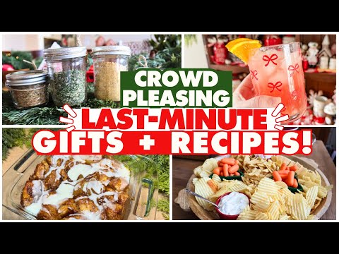 Need a fast gift? QUICK Christmas Treat Recipes & DIY Gift Hacks You Can Make FAST! 🤯🌲