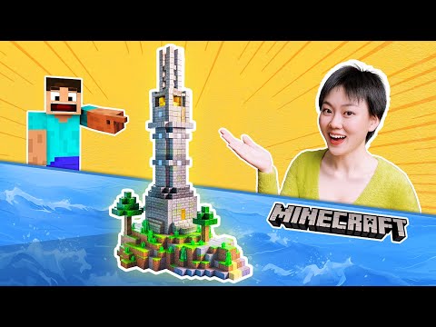 I built the Tallest Minecraft Lighthouse IRL