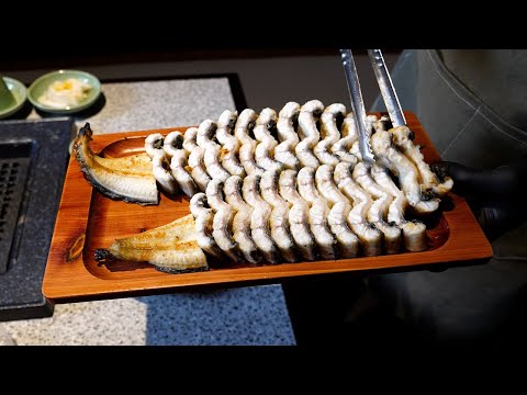 Louis Vuitton Grilled Eel and Eel Soup - Korean Street Food