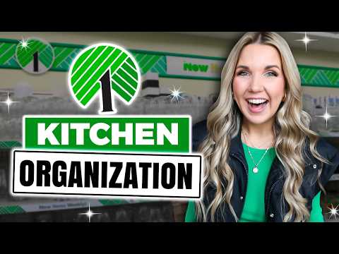 Dollar Tree Kitchen Organization Tricks... Easy, Affordable Solutions!