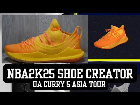 Curry 5 Asia Tour NBA2K25 SHOE CREATOR