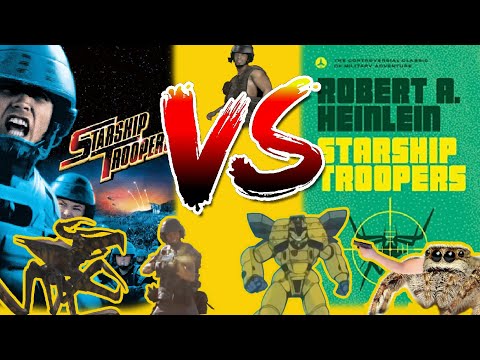 Starship Troopers (1997) vs Starship Troopers (Robert A. Heinlein) [Book vs Movie]