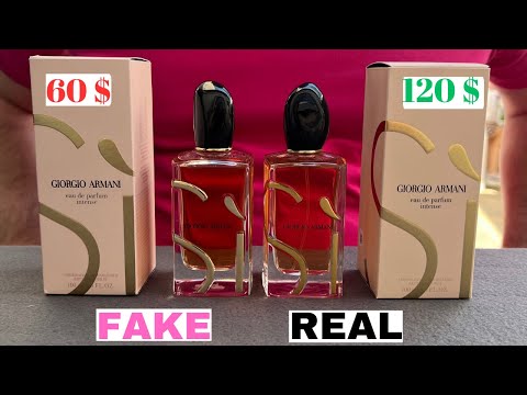 Fake vs Real Armani Sì Intense Perfume