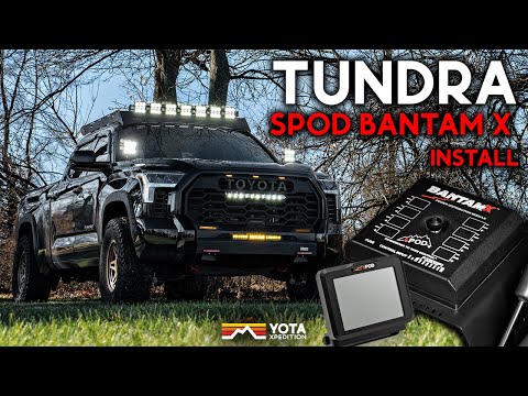 It's Never Been Easier To Add Lights To Your Tundra! sPod BantamX Install