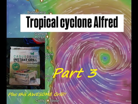 Tropical Cyclone Alfred Part 3 More Wind/Rain/Actual Aftermath/Massive Tree on 4WD/Many Trees Down!