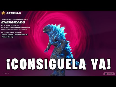 ¡ASÍ CONSIGUES LA SKIN DE GODZILLA RÁPIDO EN FORTNITE! 🔥 GUÍA FÁCIL PASO A PASO