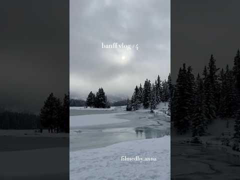 banff vlog #4 🌲 #vlog #canada #vacation #banff #christmas #snow #winter #shorts #wintervlog