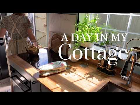 English Scones + Homemade Berry Jam 🌿 Cottage Garden & Cats ᯽ Slow Living vlog 🕊️ Simple Life ASMR