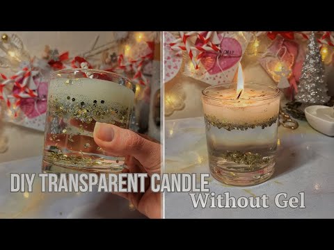 DIY Transparent Candle Without Gel | Elegant and Easy Tutorial