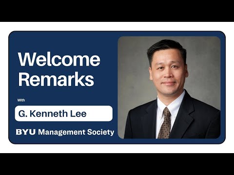 G. Kenneth Lee's Unveiling Wisdom | BYU Management Society Asia Conference 2023