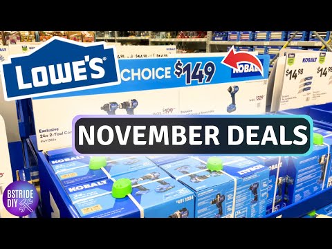 Lowes October / November Tool Deals Before Black Friday