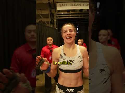 UFC Edmonton : Jasmine Jasudavicius transportée par l'énergie de la foule