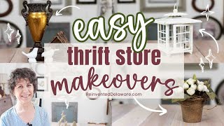 Thrift Store Makeovers | Upcycled Home Decor | DIY home decor | Budget Decorating Ideas