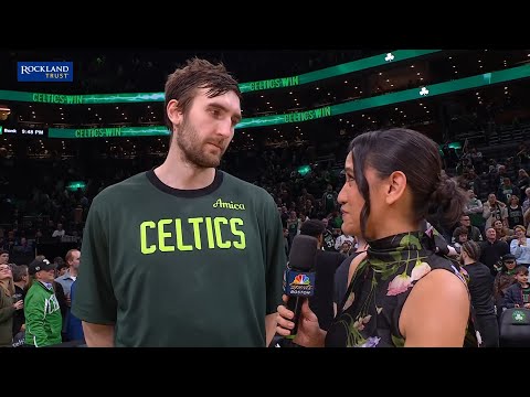 EXCLUSIVE | Luke Kornet offers dental advice after Derrick White loses tooth vs. 76ers