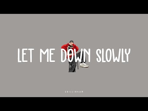 【 Lyrics 】Let me down slowly ~ Chillin 4AM