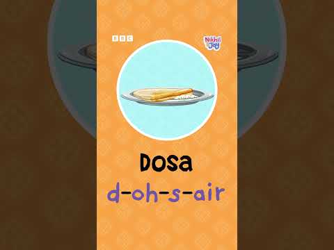 Learn the Language Tamil with Nikhil & Jay | Dosa | CBeebies #shorts