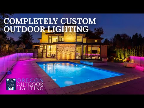 Color Changing LED's and Floating Stairs! | Oregon Outdoor Lighting