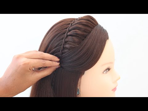 new trendy hairstyles for birthday girl | open hairstyle for party | hair style girl