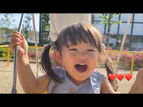 休日はやっぱり公園❤️（2歳3ヶ月）