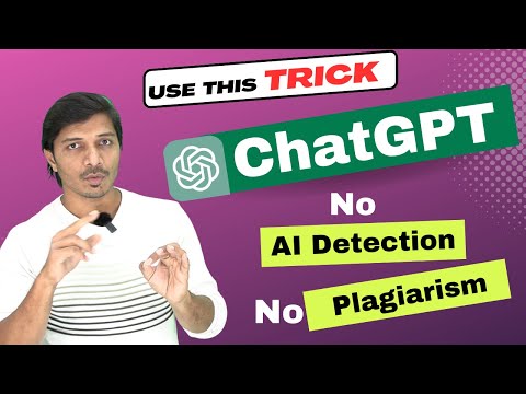 Use ChatGPT without AI Score and Plagiarism II Simple and Smart Tips II My Research Support