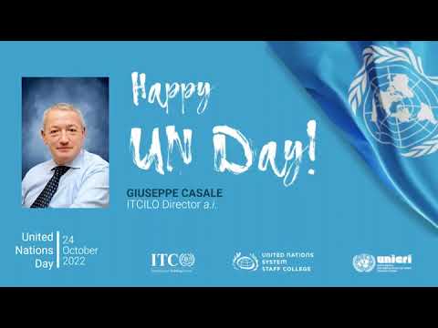 UN Day 2022: ITCILO Director Giuseppe Casale