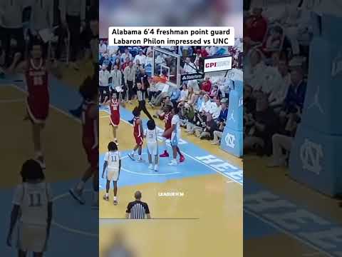 Alabama Freshman PG Labaron Philon Impressed vs North Carolina